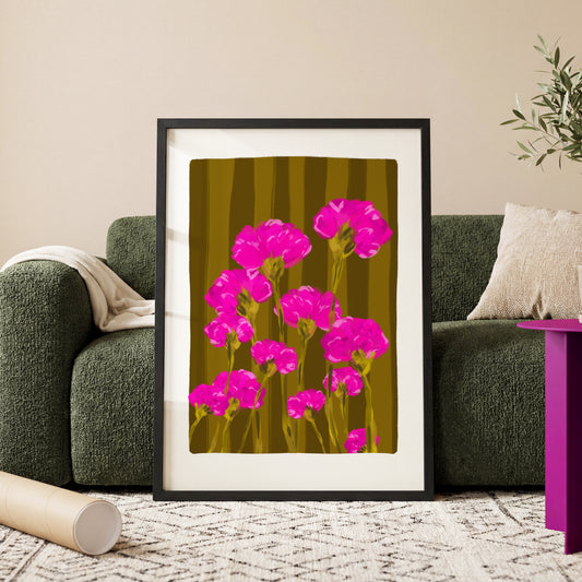 January Birth Flower / Floral Art Print