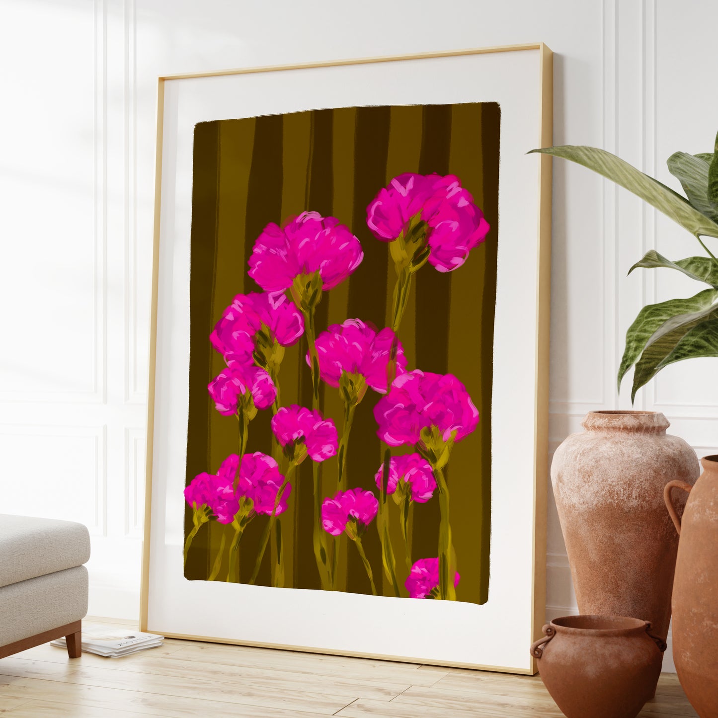 January Birth Flower / Floral Art Print