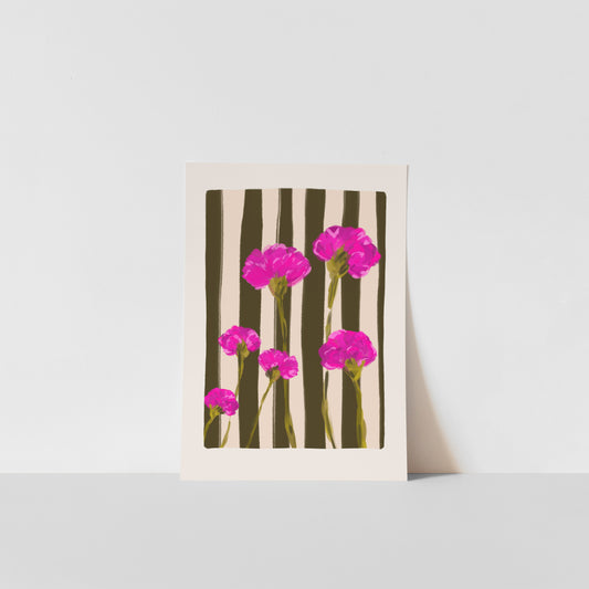 January Birth Flower / Floral Art Print