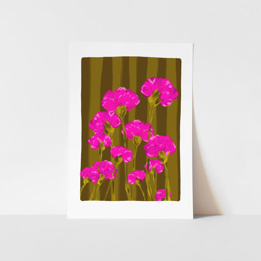 January Birth Flower / Floral Art Print
