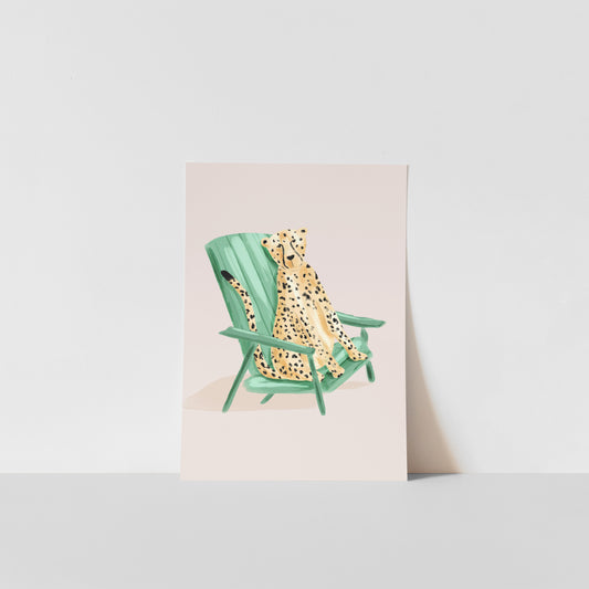 Cheetah / Kids Art Print