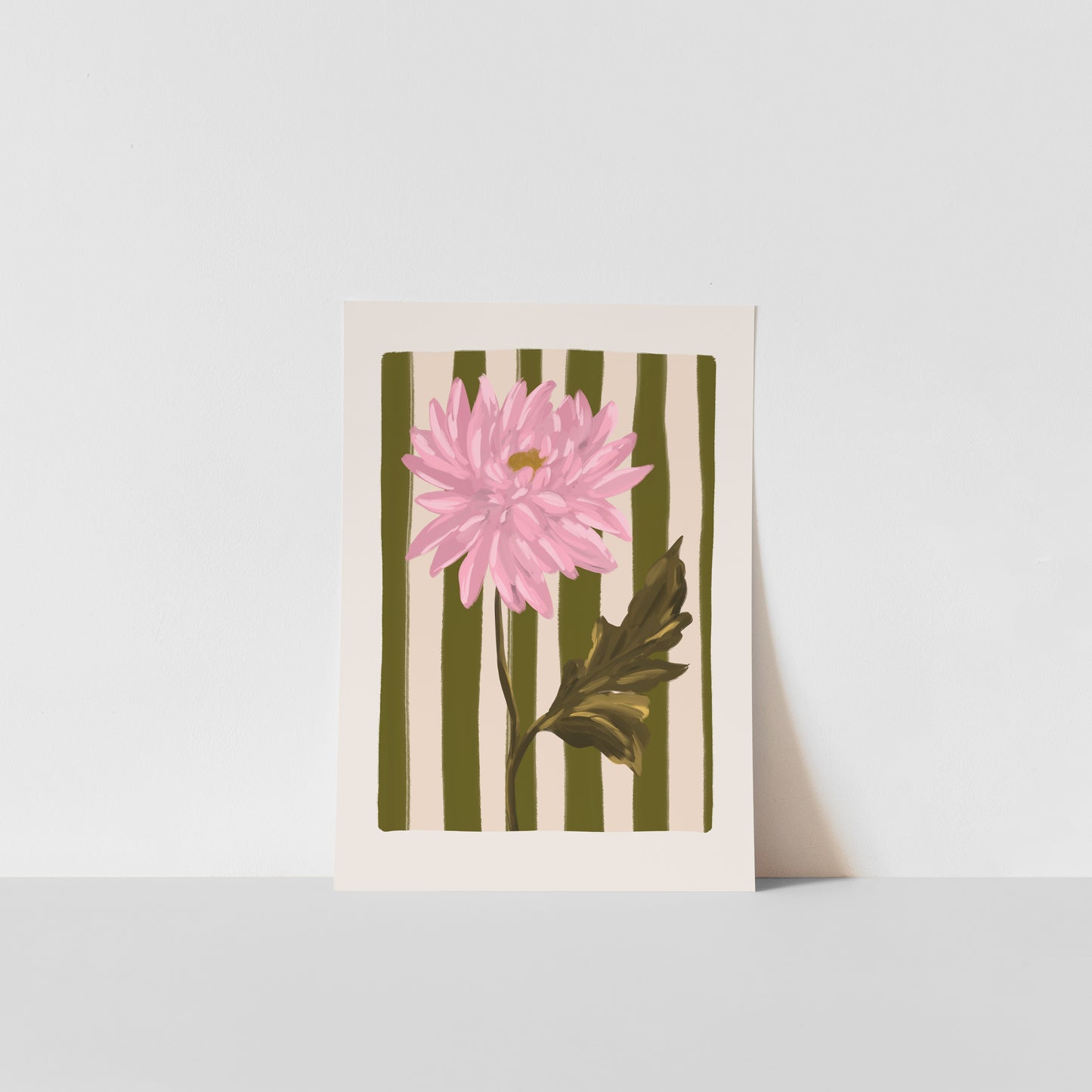 November Birth Flower / Floral Art Print