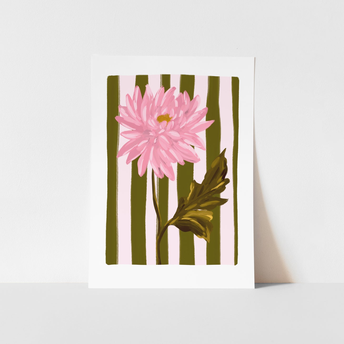 November Birth Flower / Floral Art Print