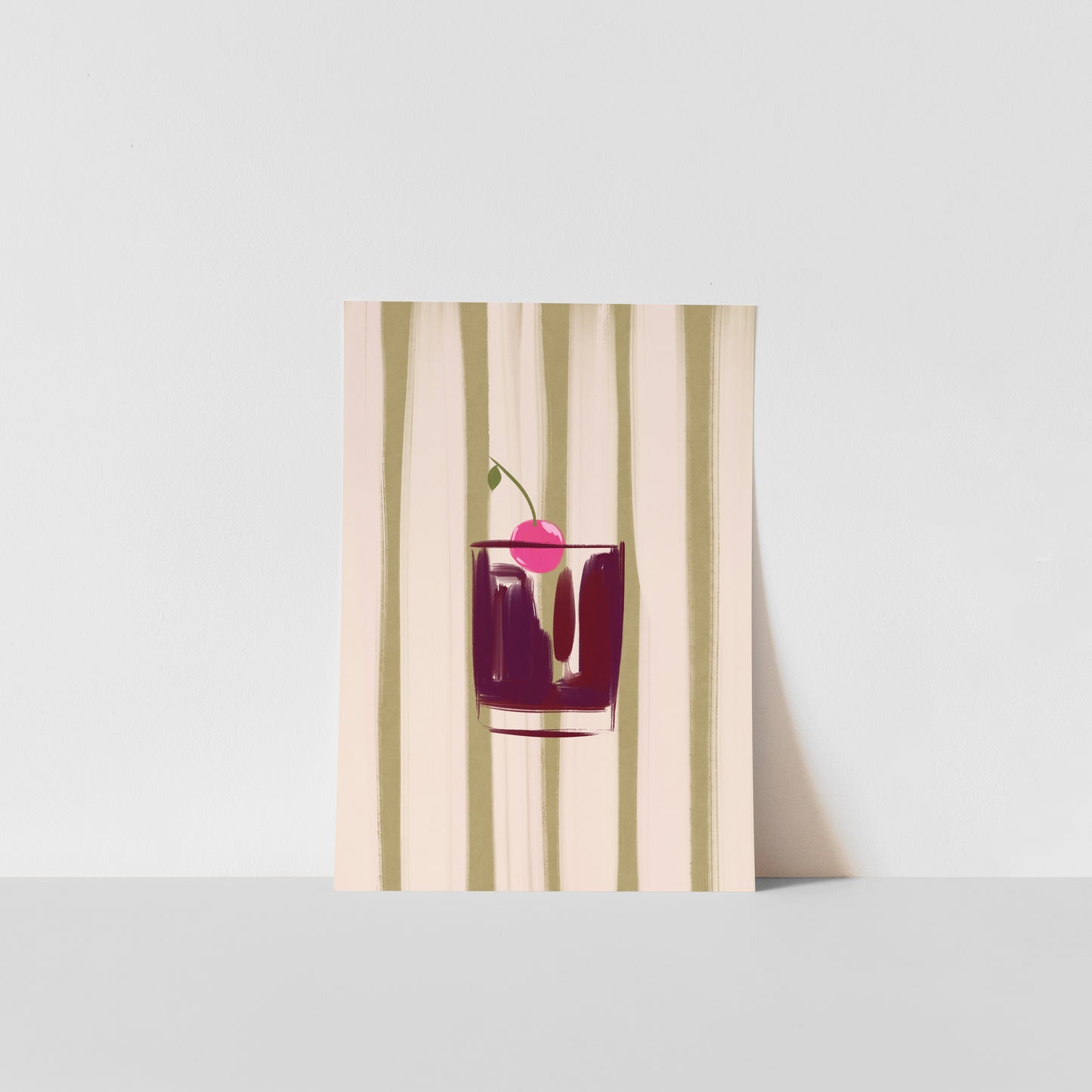 Cocktail Glass / Kitchen Art Print