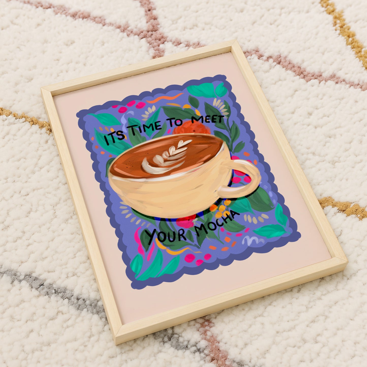 Mocha Coffee / Kitchen Art Print