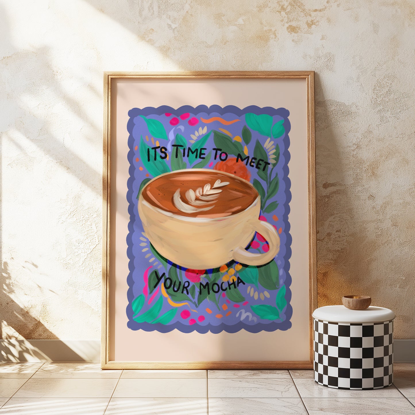 Mocha Coffee / Kitchen Art Print