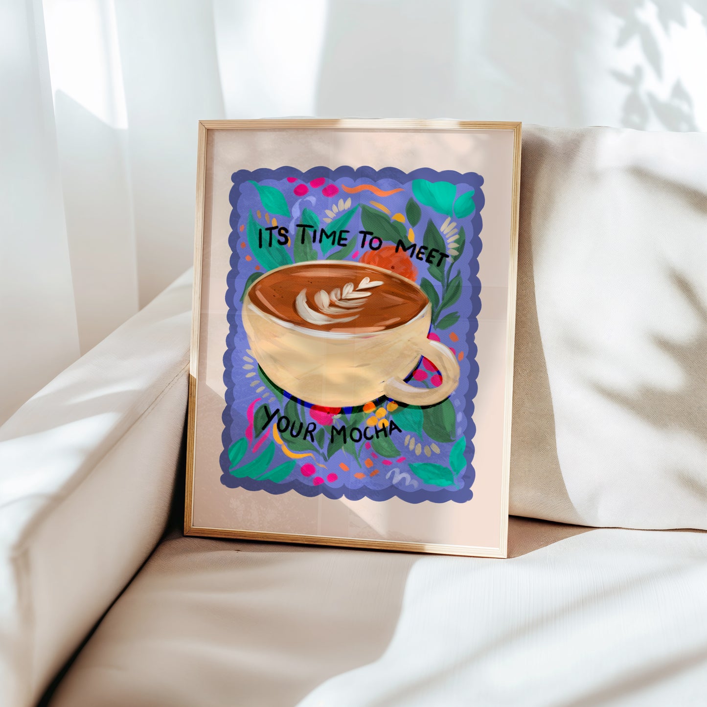 Mocha Coffee / Kitchen Art Print