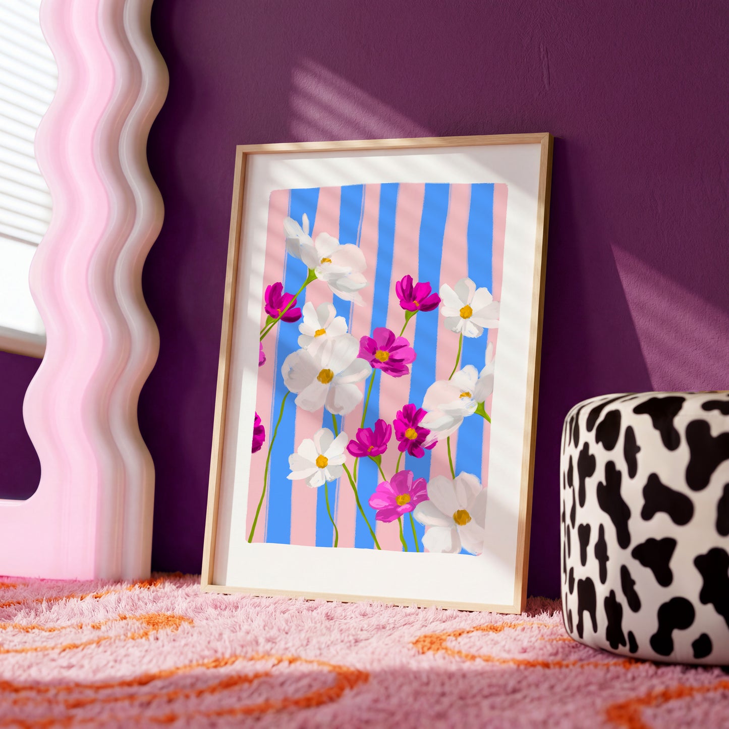 October Birth Flower / Floral Art Print