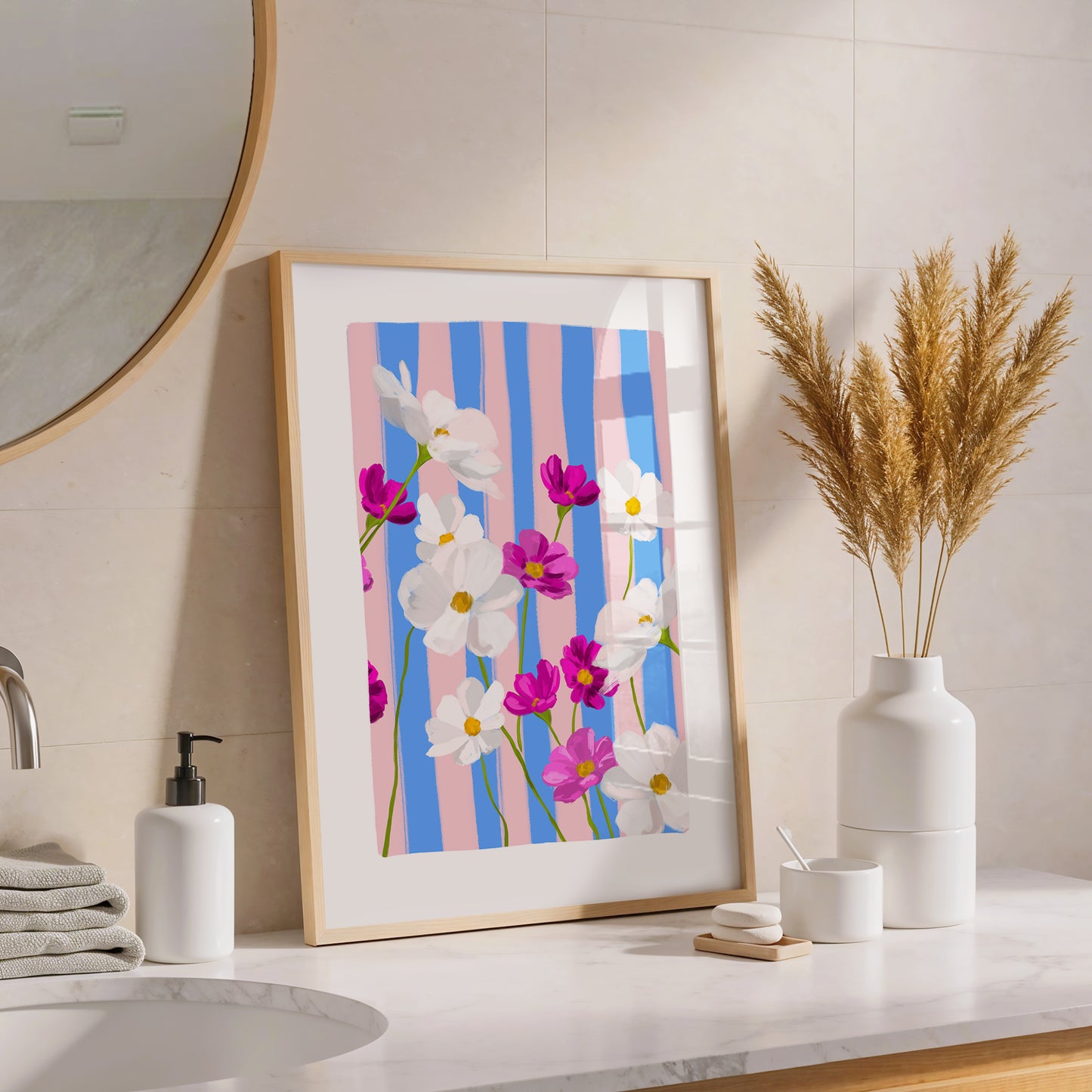 October Birth Flower / Floral Art Print