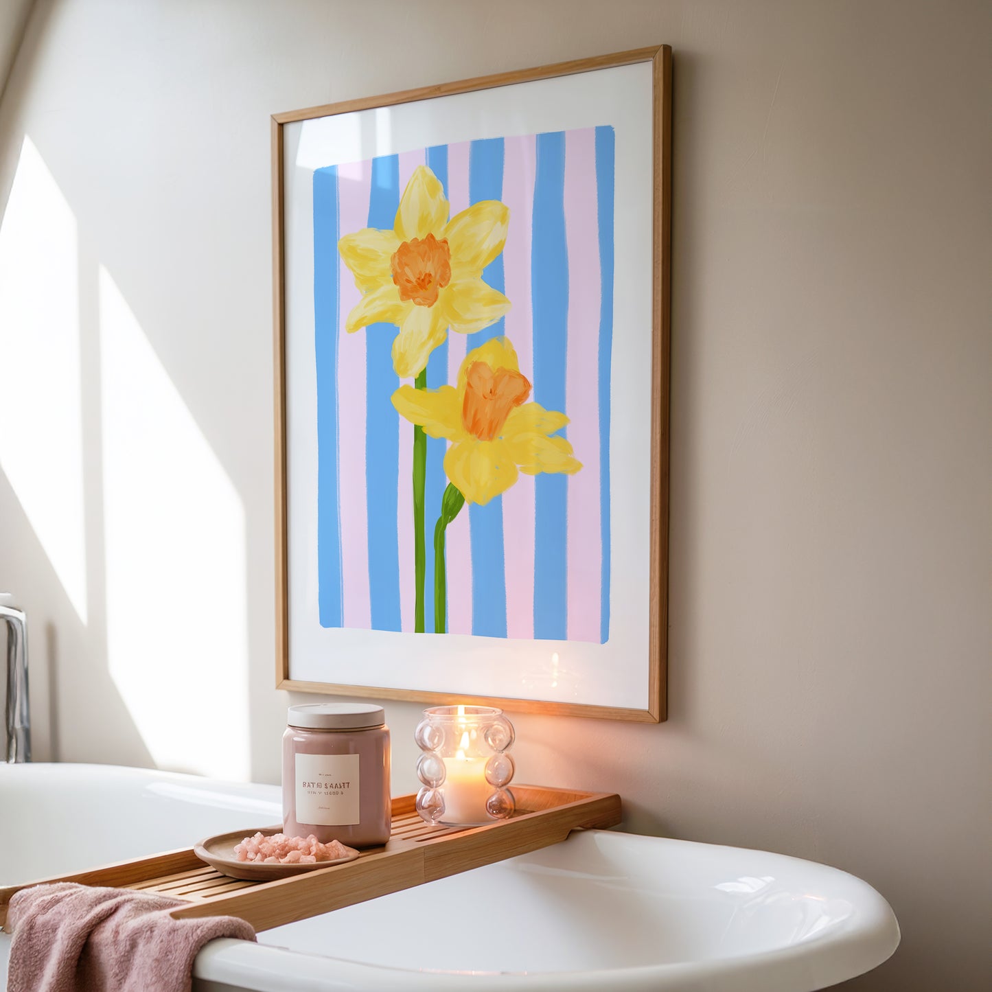 March Birth Flower / Floral Art Print