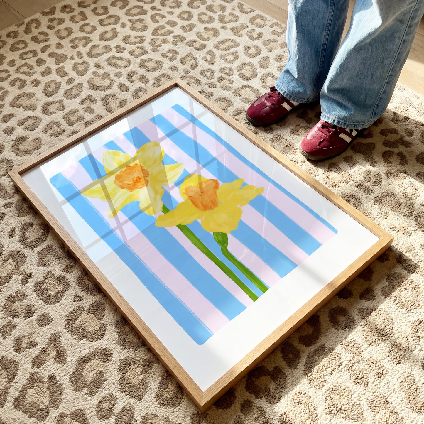 March Birth Flower / Floral Art Print