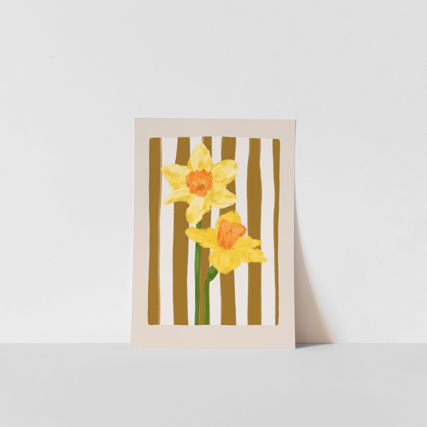 March Birth Flower / Floral Art Print