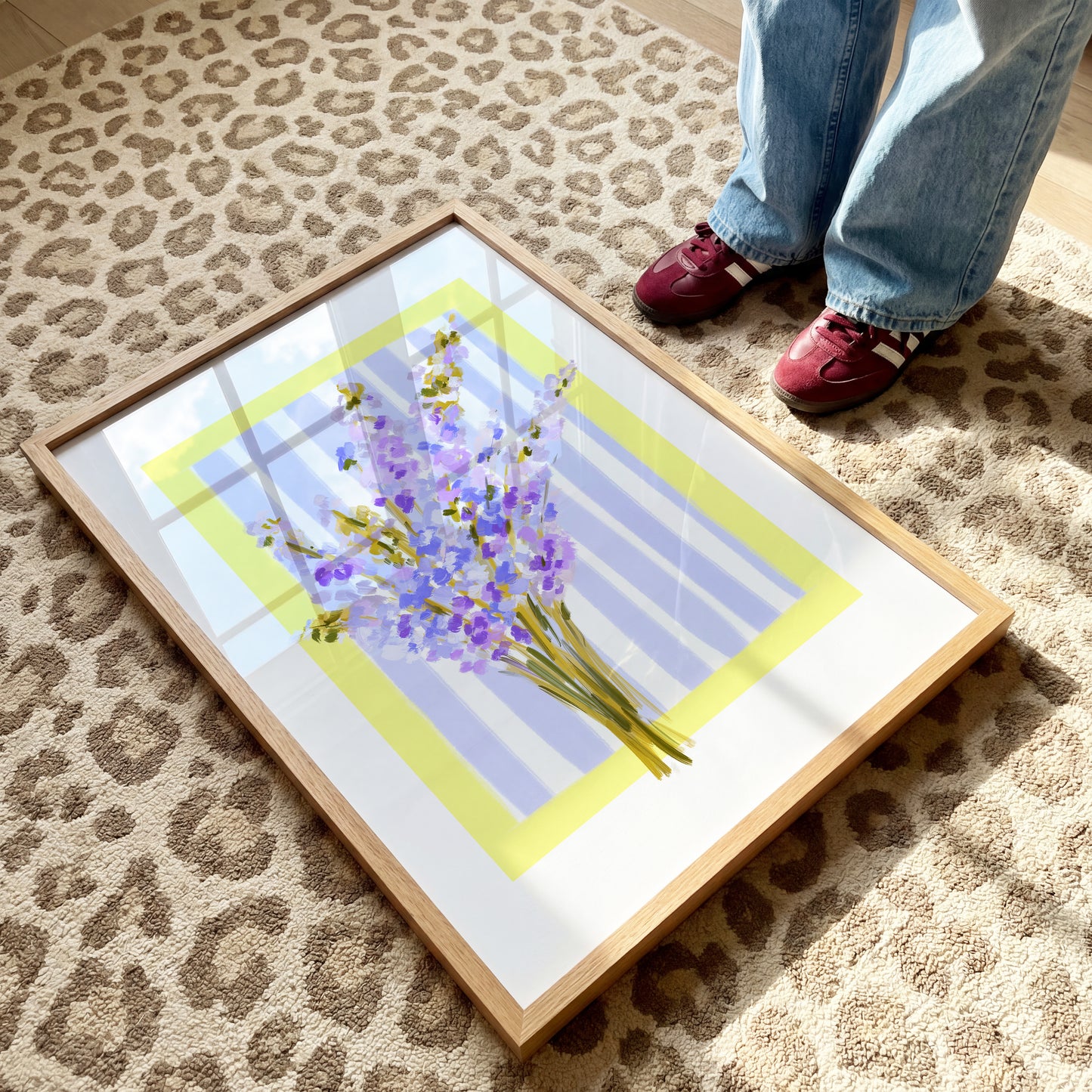 July Birth Flower / Floral Art Print