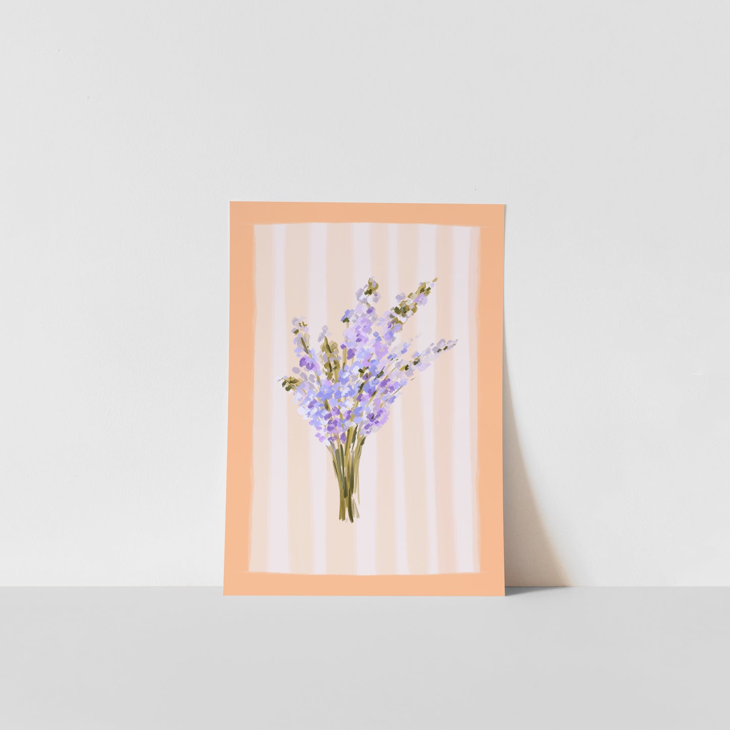 July Birth Flower / Floral Art Print