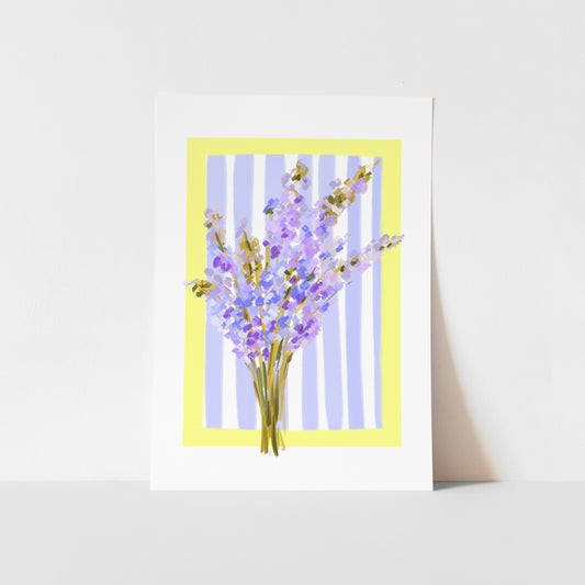 July Birth Flower / Floral Art Print