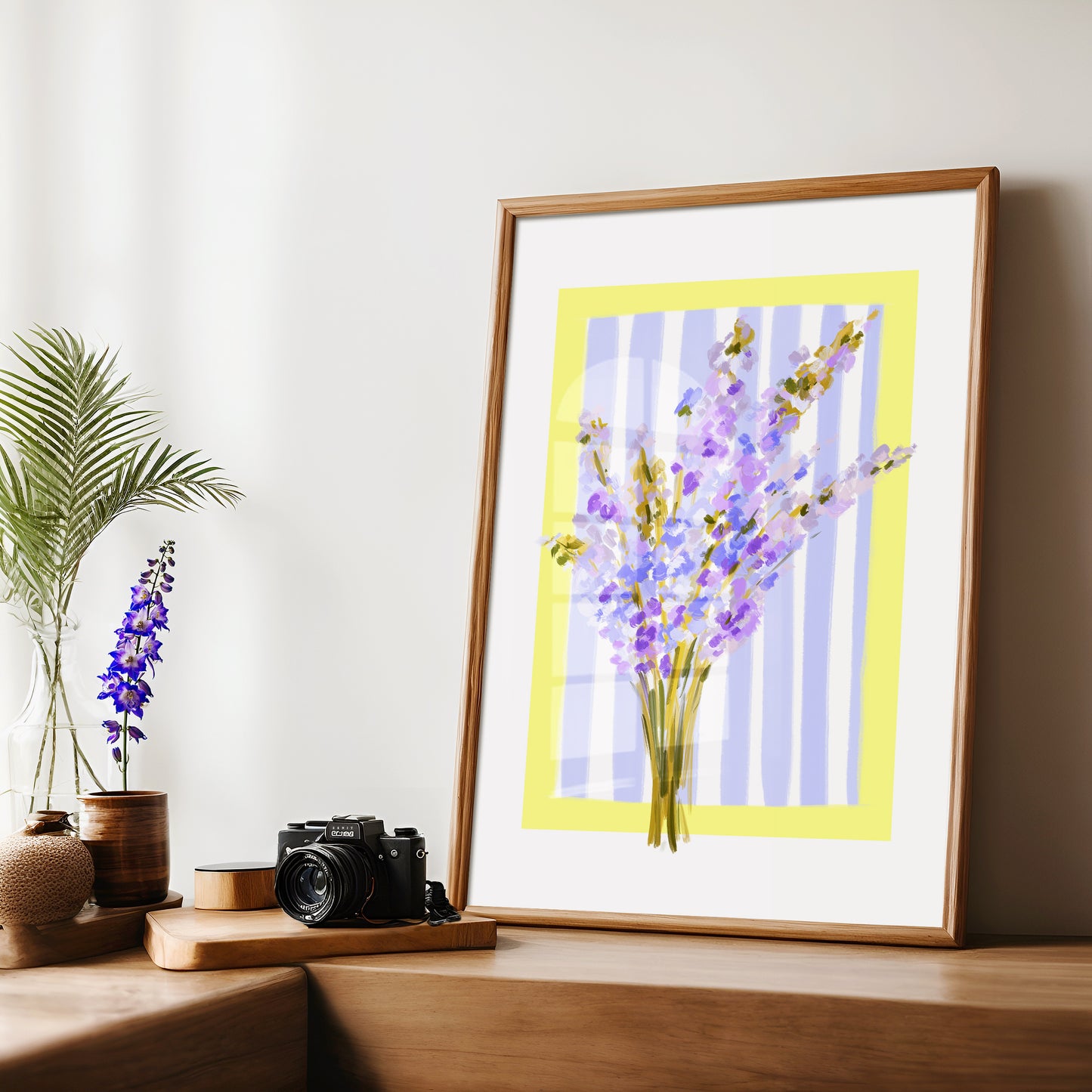 July Birth Flower / Floral Art Print