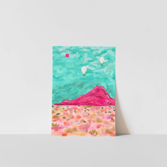 Abstract Mountain / Nature Art Print