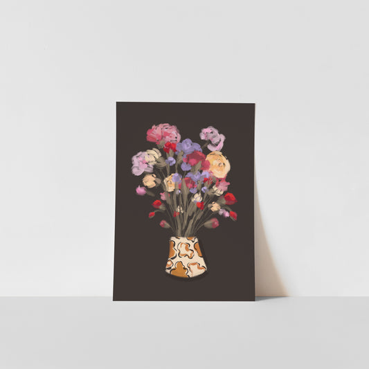 Flower Vase 1 / Floral Art Print