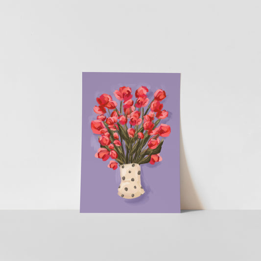 Flower Vase 2 / Floral Art Print
