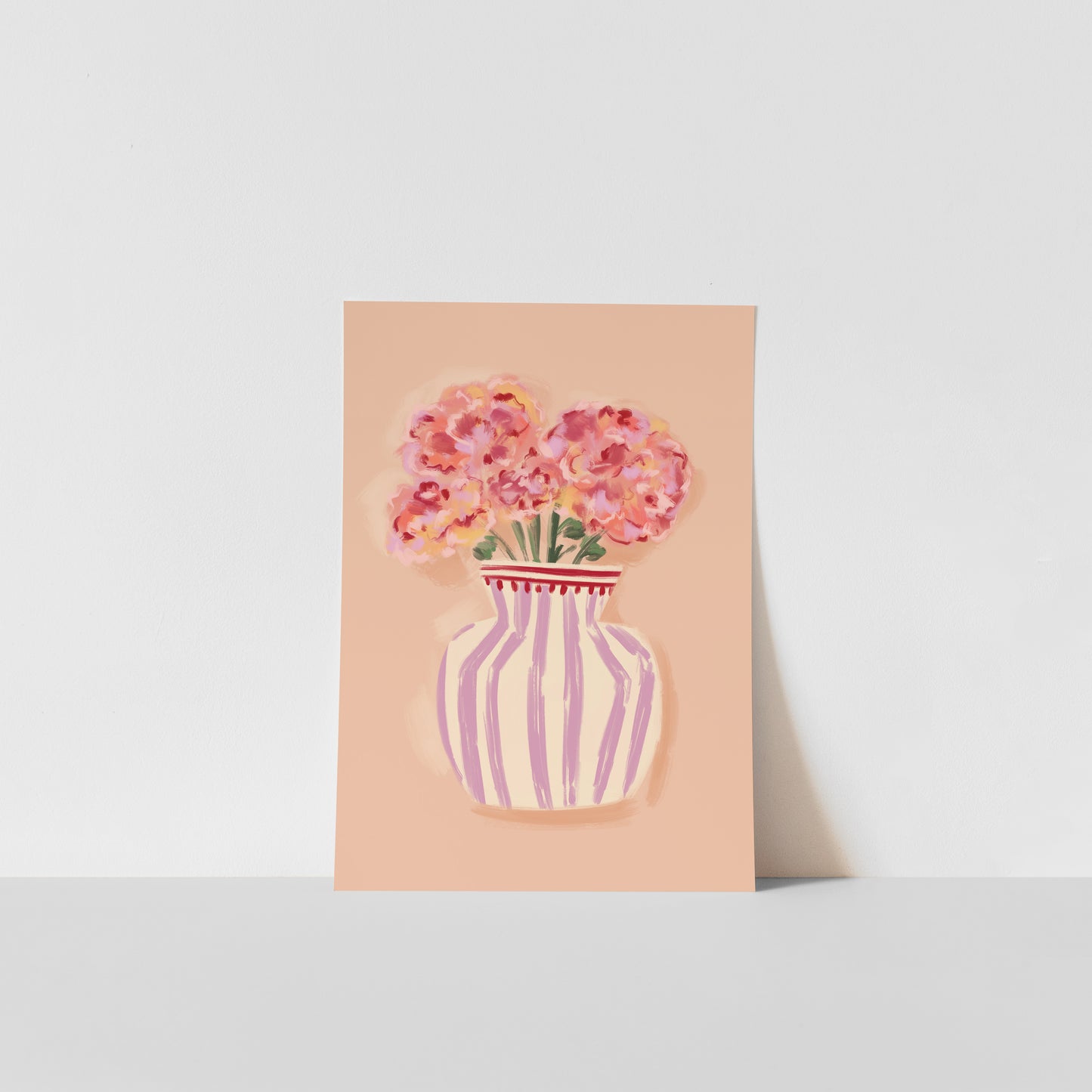Flower Vase 3 / Floral Art Print
