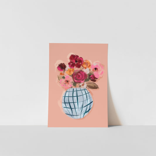 Flower Vase 4 / Floral Art Print