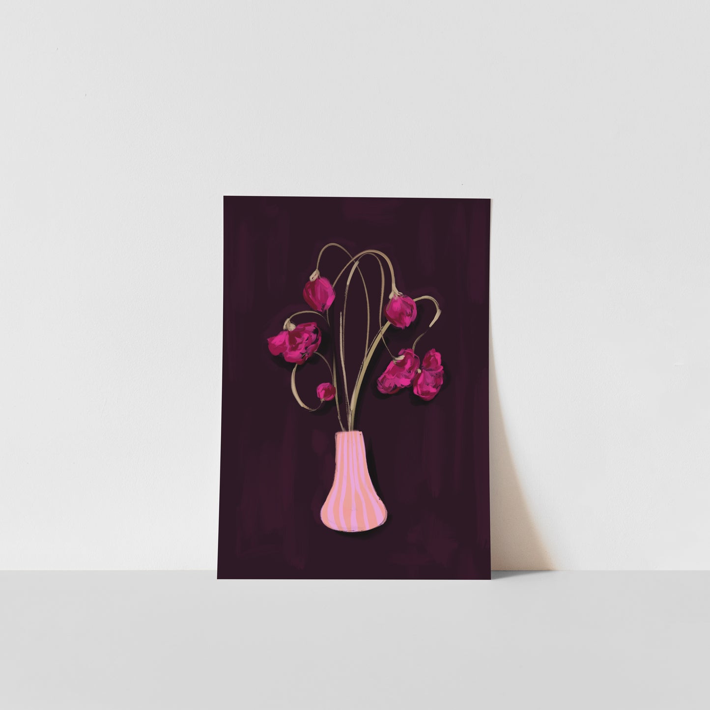 Flower Vase 6 / Floral Art Print