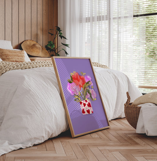 Flower Vase 5 / Floral Art Print