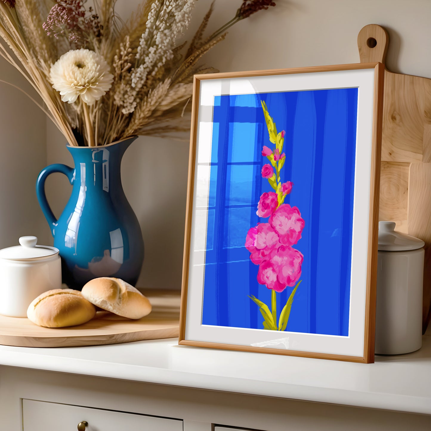 August Birth Flower / Floral Art Print