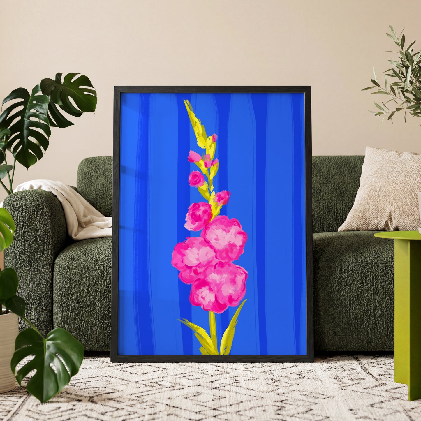 August Birth Flower / Floral Art Print