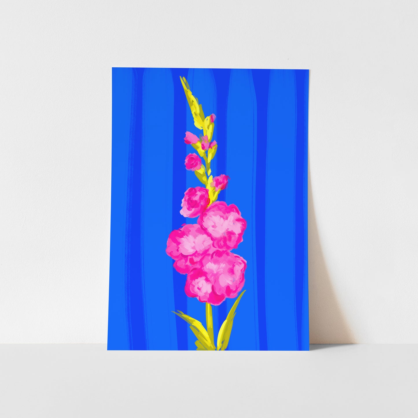 August Birth Flower / Floral Art Print