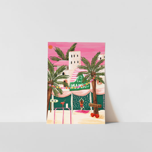 Ibiza Mashup / Travel Art Print