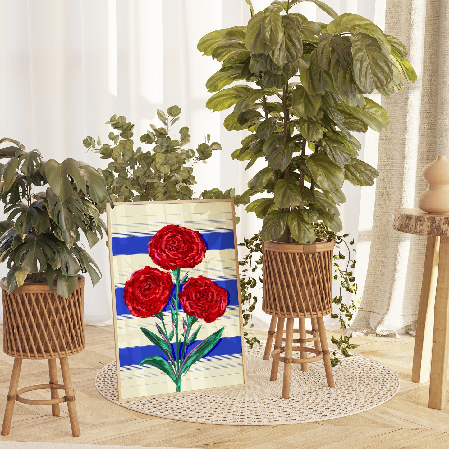 NEW January Birth Flower / Floral Art Print