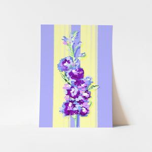 NEW July Birth Flower / Floral Art Print