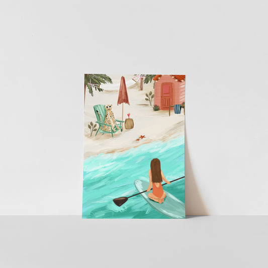 La Playa / Travel Art Print