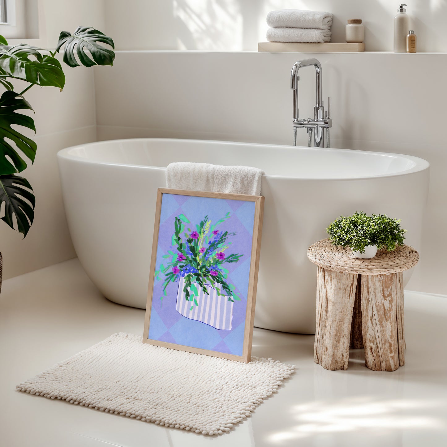 Toilet Roll / Bathroom Art Print