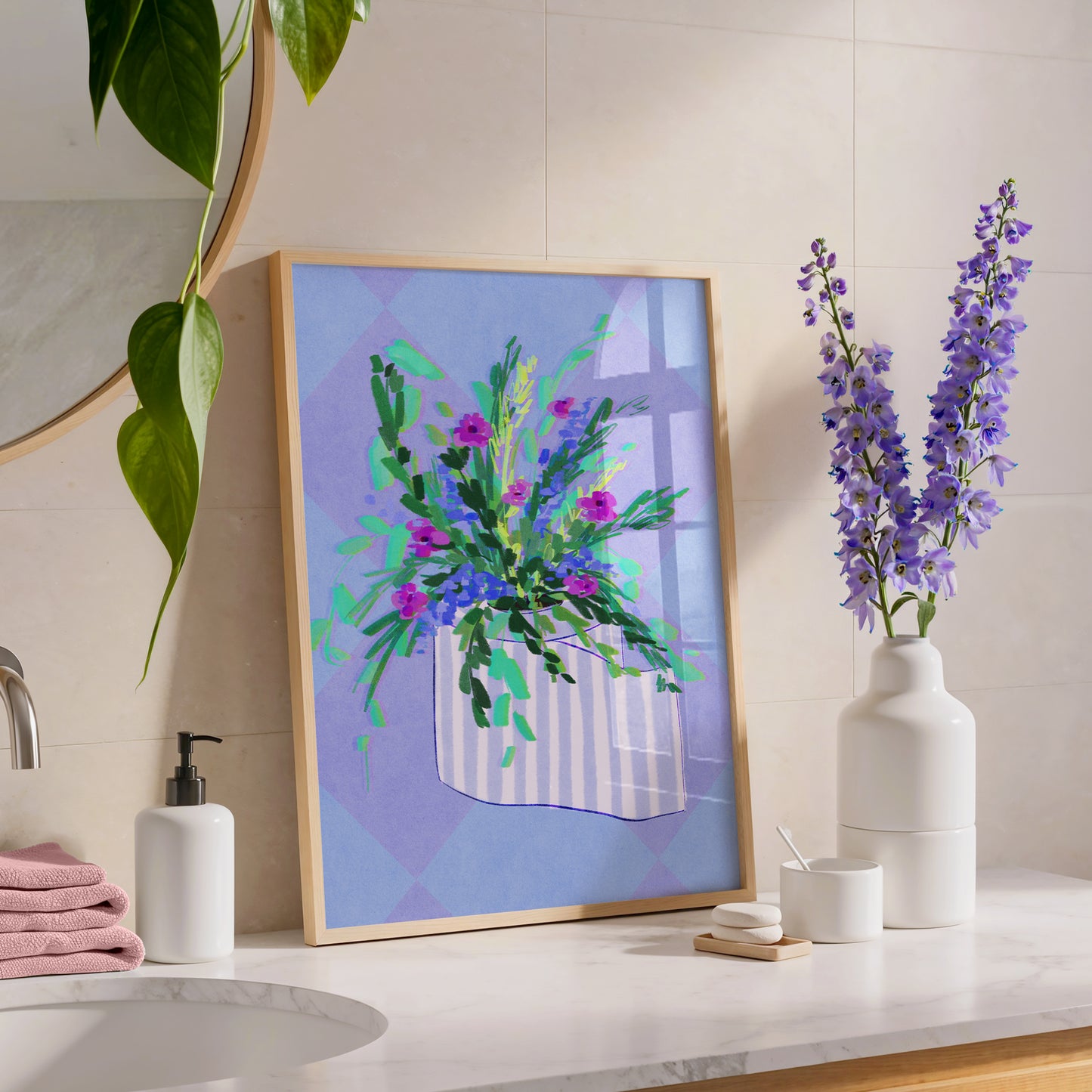 Toilet Roll / Bathroom Art Print