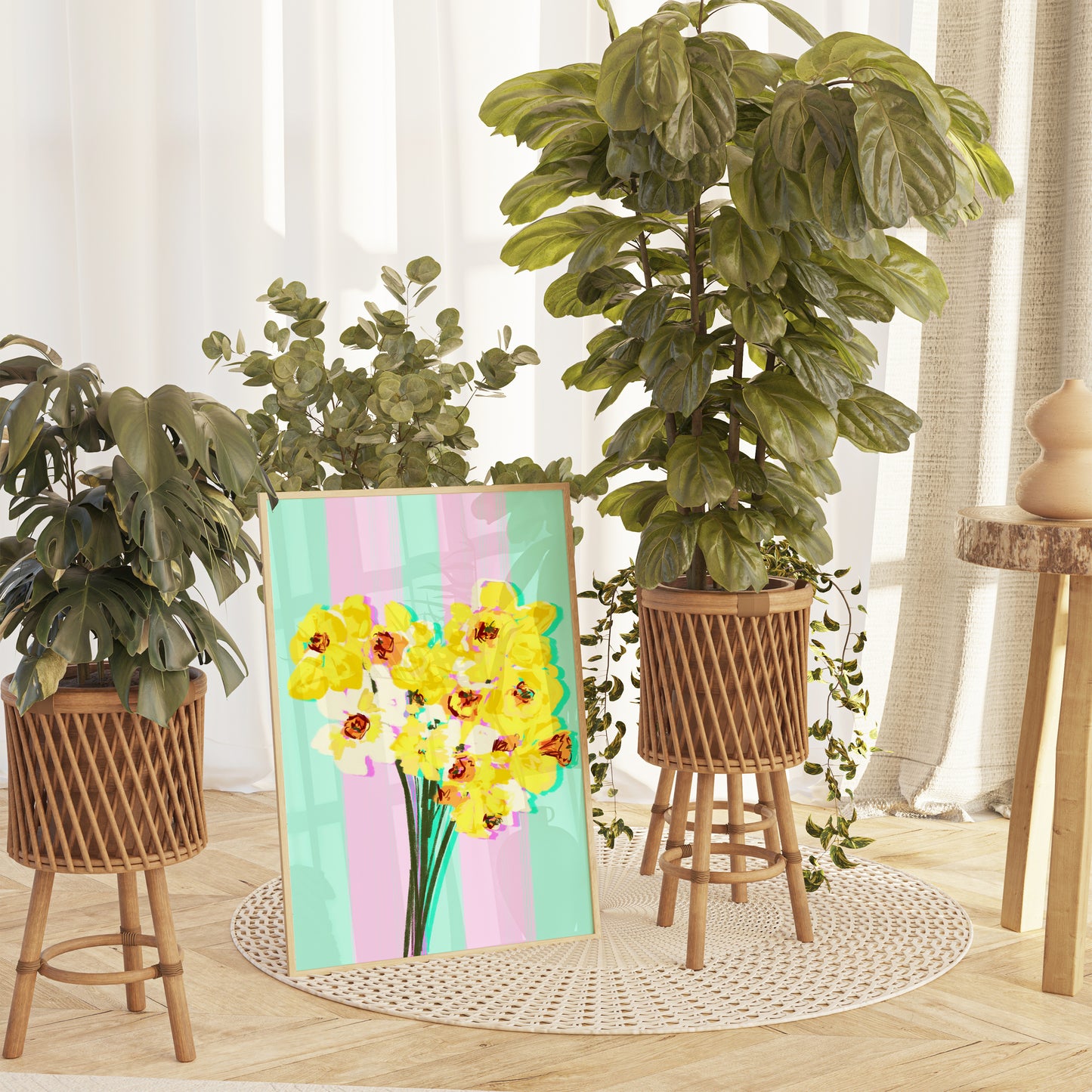 NEW March Birth Flower / Floral Art Print