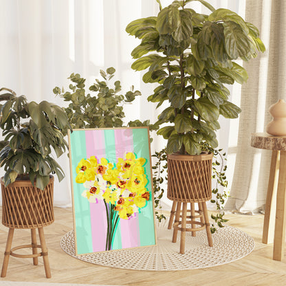 NEW March Birth Flower / Floral Art Print