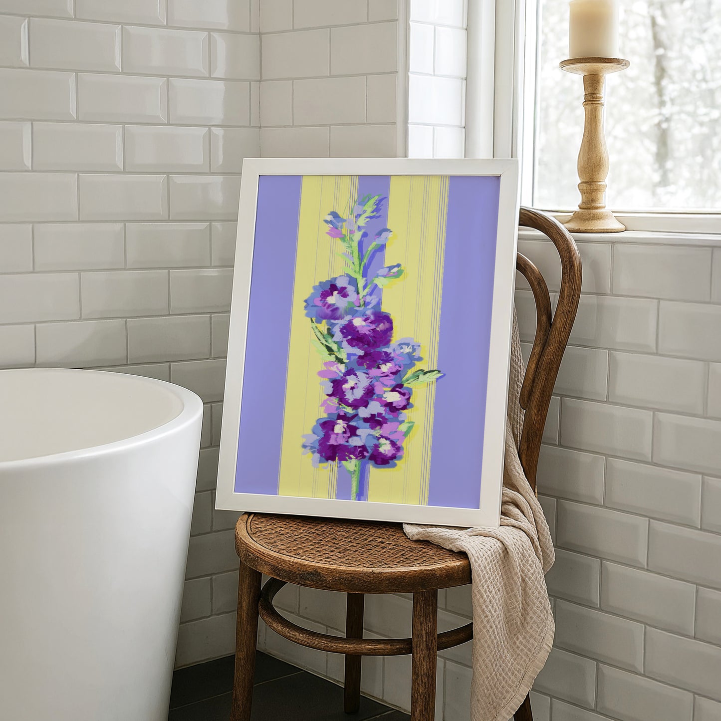 NEW July Birth Flower / Floral Art Print