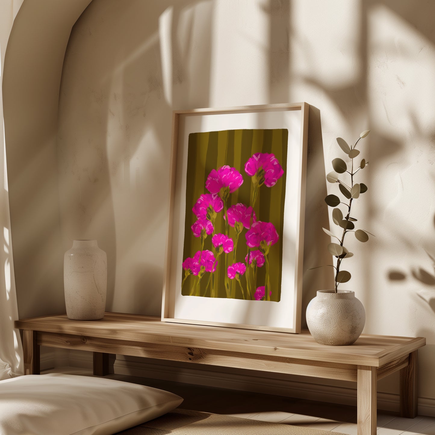 January Birth Flower / Floral Art Print