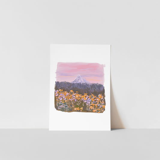 Mountain Bloom / Nature Art Print