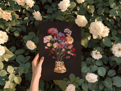 Flower Vase 1 / Floral Art Print
