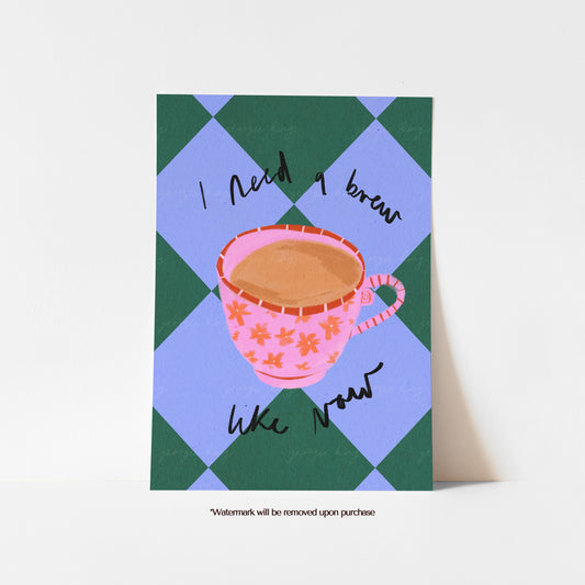 Need a Brew Print