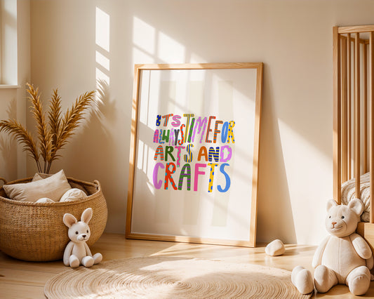 Arts And Crafts / Kids Art Print