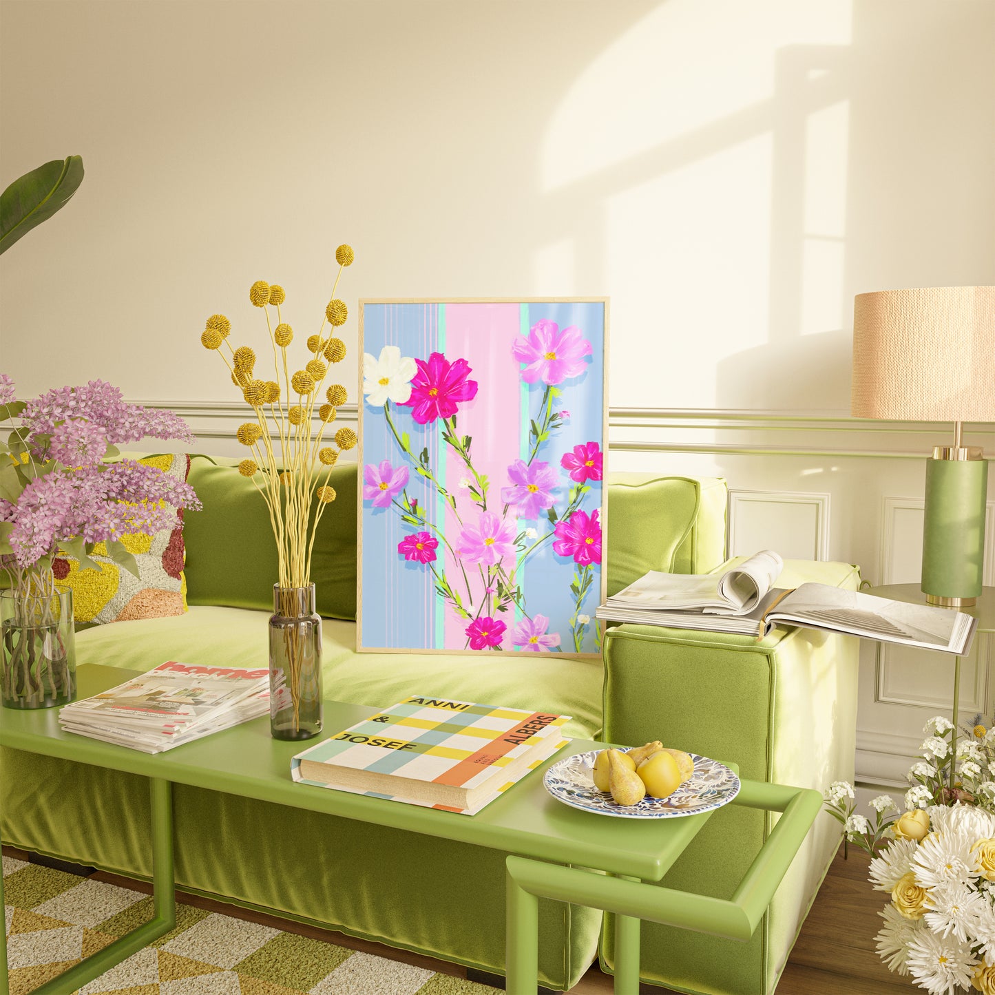 NEW October Birth Flower / Floral Art Print