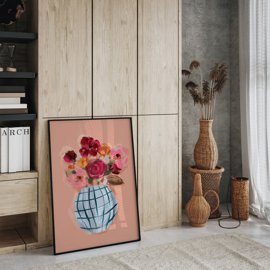 Flower Vase 4 / Floral Art Print