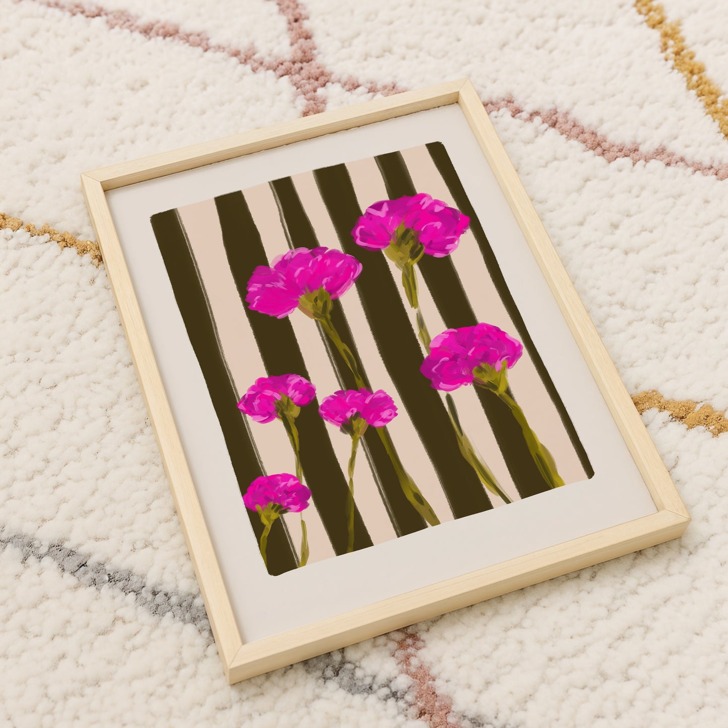 January Birth Flower / Floral Art Print