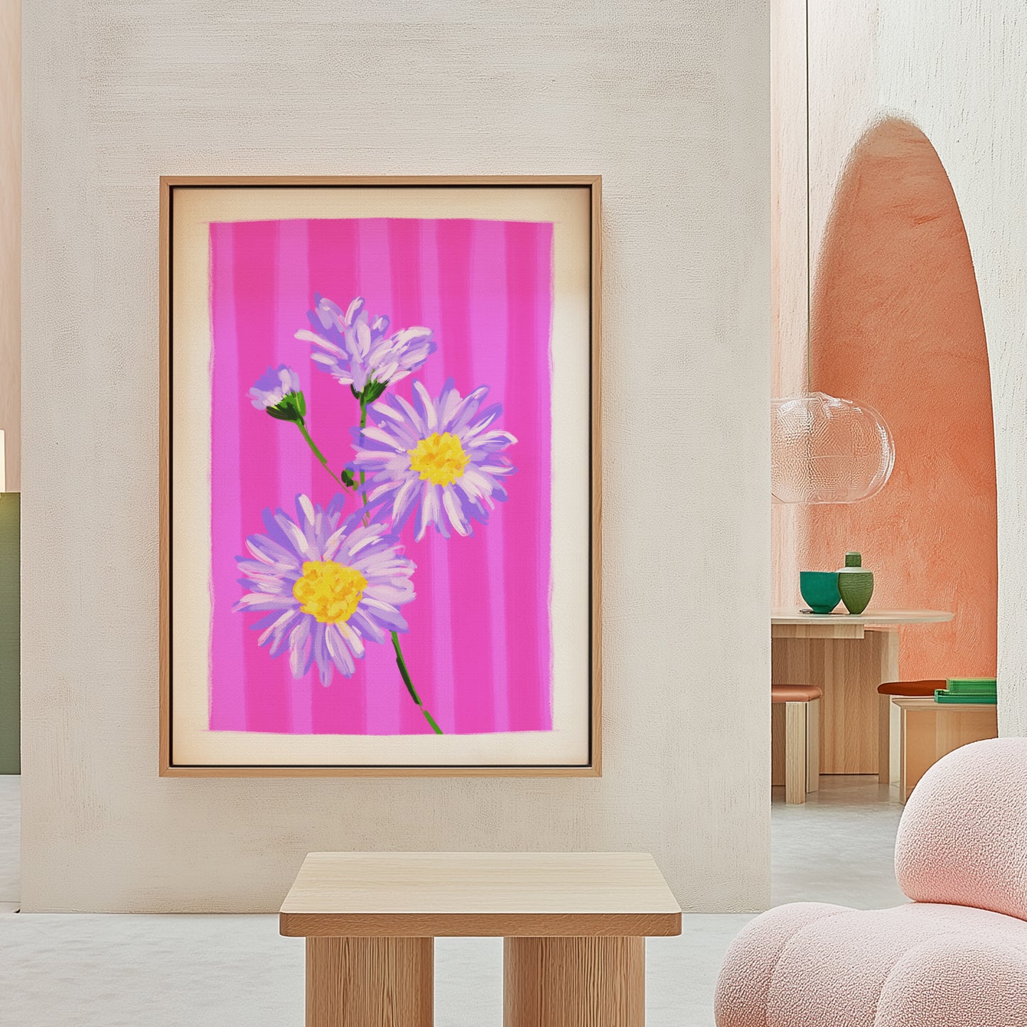 September Birth Flower / Floral Art Print