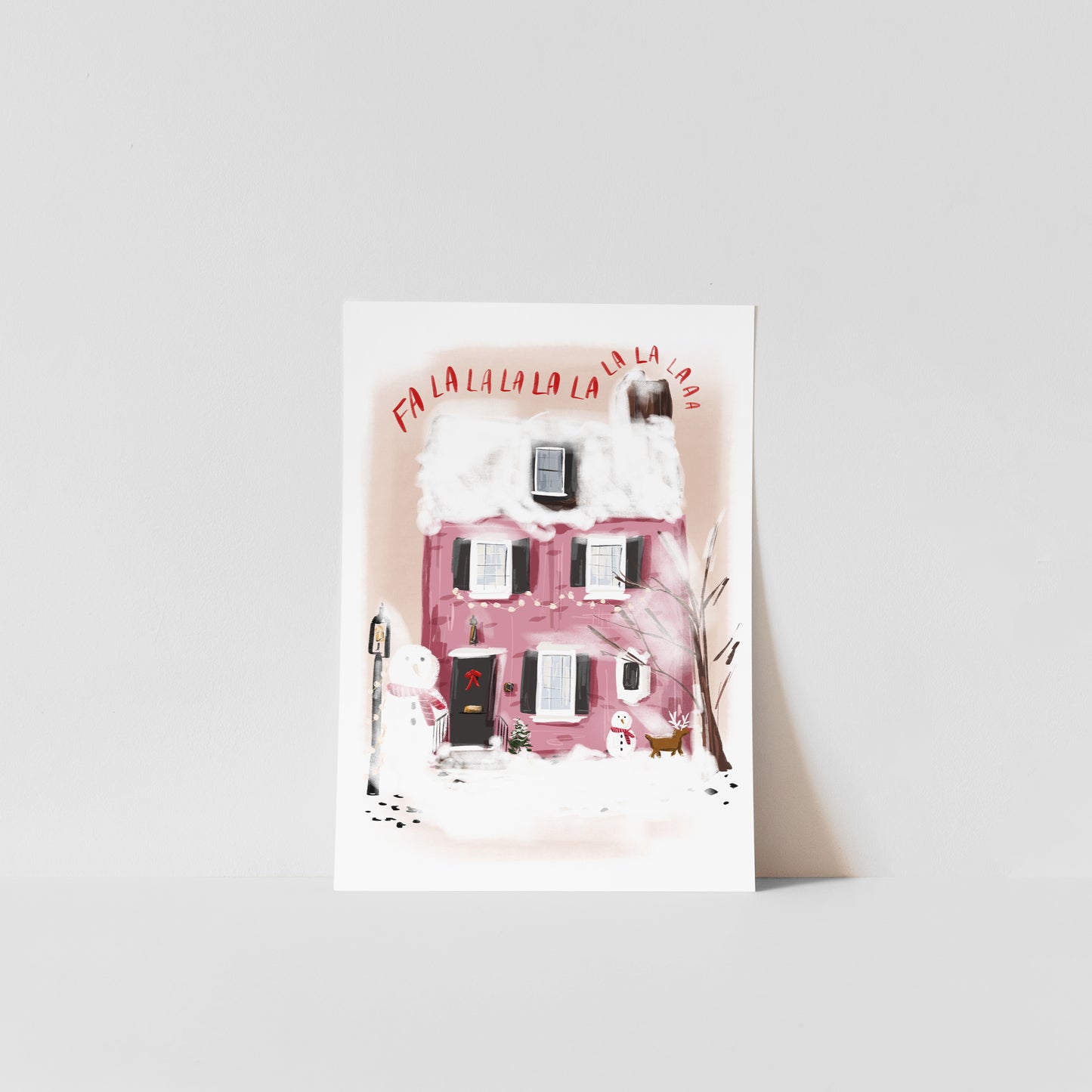 Winter House / Winter Art Print
