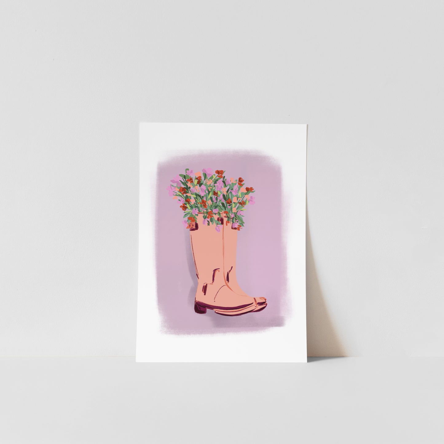 Wellies / Winter Art Print
